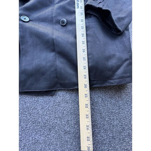 Daniel Niveau Blazer Womens 18W Black Silk‎ Lined Pockets Suit Jacket Business - Picture 4 of 10